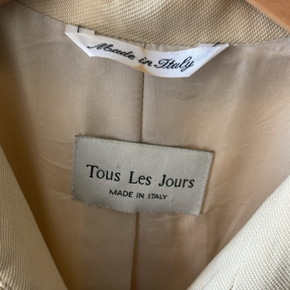 Tous Les jours vintage structured blazer cream size Samll - Picture 3 of 13